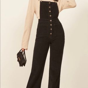 Reformation Cassidy Corduroy Overalls Sz 2